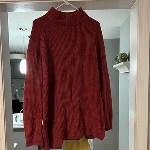 a new day Rich Red Turtleneck Sweater